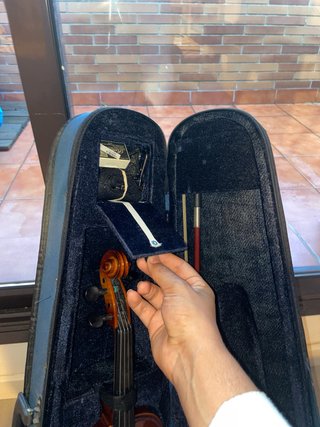 Violín 4/4 con arco y accesorios