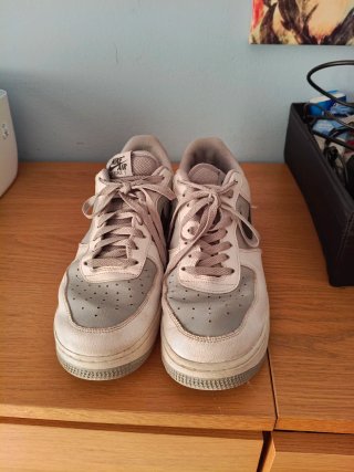 Nike Air Force 1 Low Gris/Blanco
