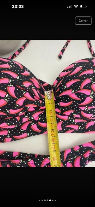 Bikini Brasileño Estampado Pimientos