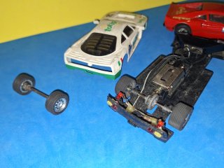 Lote Coches Scalextric  Ferrari GT0 y F40 Totip