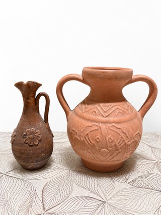 Set 2 Brocche Terracotta Vintage