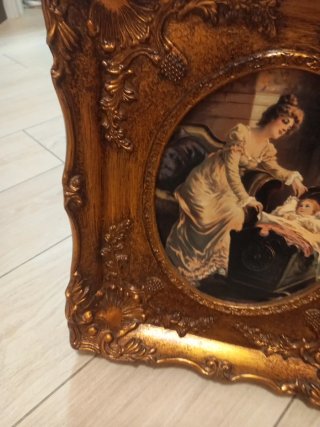 Quadro olio su tavola anni 70-80