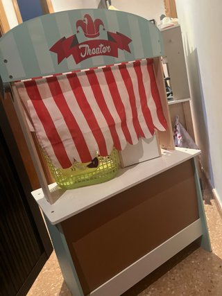 Mercado de madera infantil