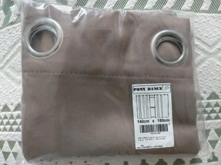 Coppia Tende oscuranti Pony Dance 140x175 Sabbia