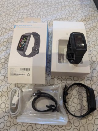 Honor Band 6 Negra 2 pulseras 30€, 1 pulsera 20€