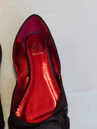 Zapatos planos Bellucci negros talla 39/40 Nuevos