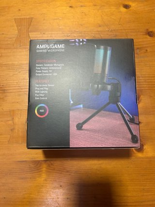 Micrófono Fifine Ampligame A6V Negro