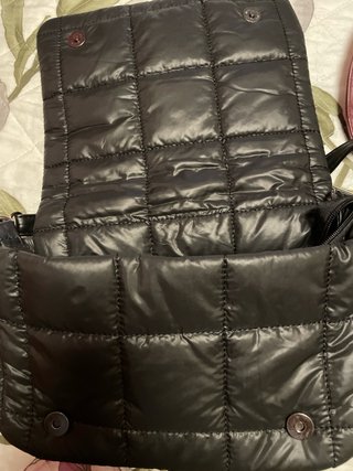 Bolso acolchado negro