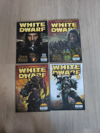 Revistas White Dwarf número 89, 90, 91 y 103