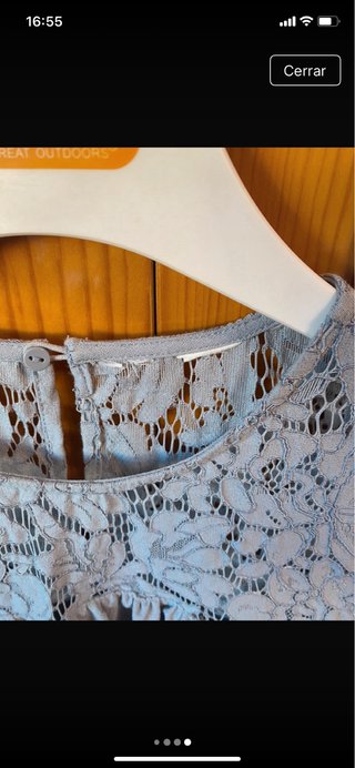 Vestido gris para salir o boda