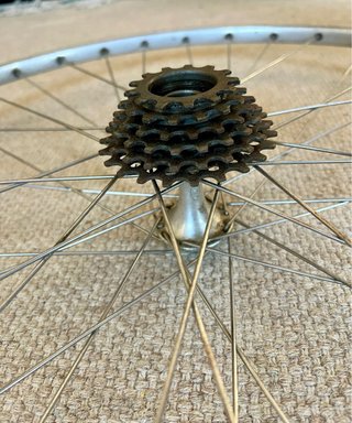 Par de llantas/ruedas ZEUS para bicicleta vintage