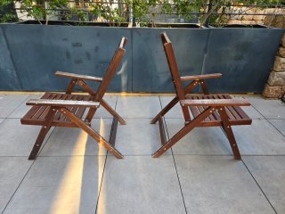 Sedie in legno per esterni