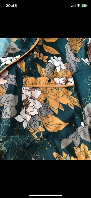 Pigiama donna fantasia floreale taglia L