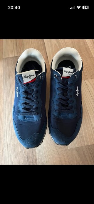 Zapatillas Pepe Jeans Azul y Rojo
