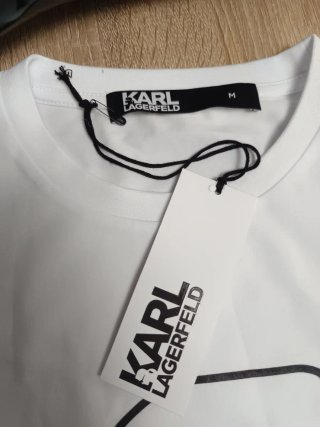 Camiseta Karl Lagerfeld Blanca Talla M