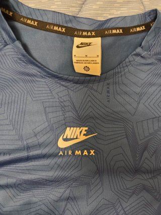 T-shirt Nike Air Max Blu university Taglia M