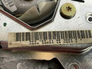 60455 2034601198 airbag izquierdo mercedes clase c