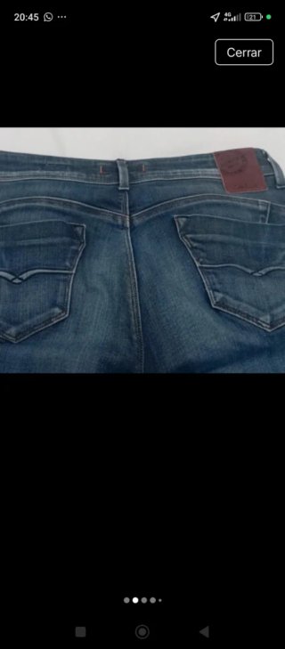 Pantalón vaquero mujer Salsa azul