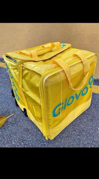 Mochila Glovo Oficial Amarilla