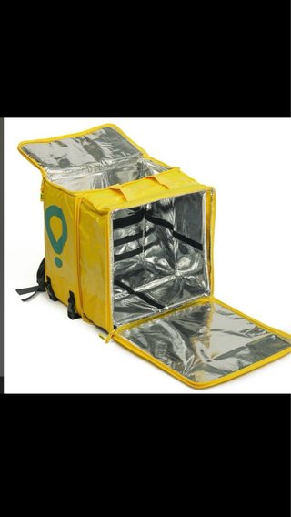 Mochila Glovo Oficial Amarilla