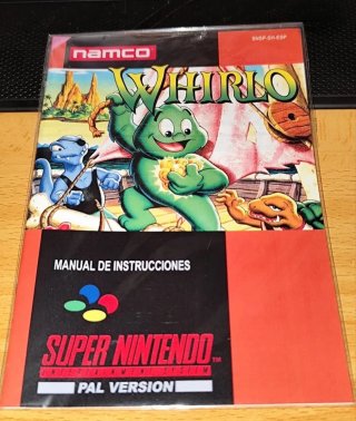 Whirlo SNES PAL ESP caja reemplazo {LEER BIEN}