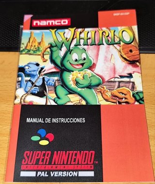 Whirlo SNES PAL ESP caja reemplazo {LEER BIEN}