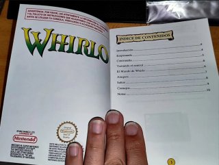 Whirlo SNES PAL ESP caja reemplazo {LEER BIEN}