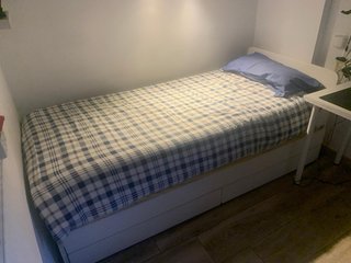 Cama nido SLÄKT Ikea blanca. Desmontada