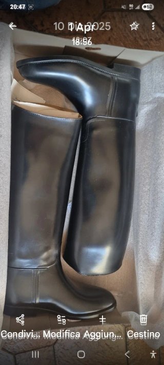 Stivali alti donna Aigle neri