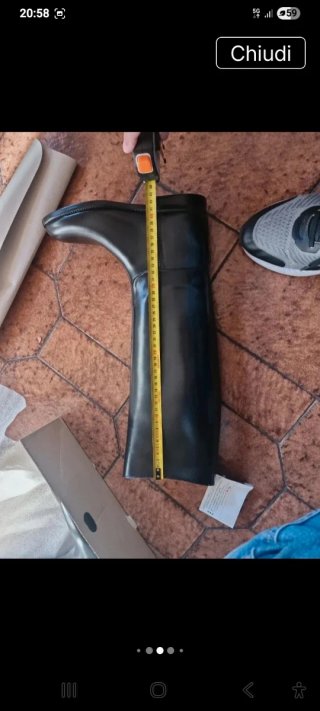 Stivali alti donna Aigle neri
