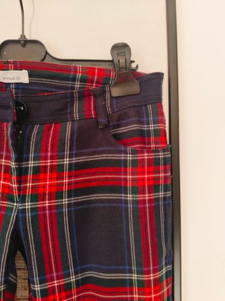 Pantaloni Pinko Tartan IT40
