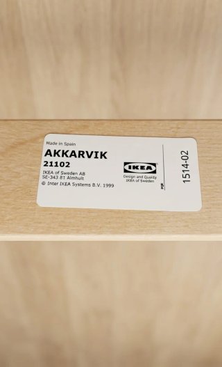 Somier divisible AKKARVIK 140x190. Muy buen estado