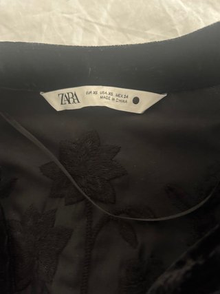 Chaqueta Zara bordada T XS