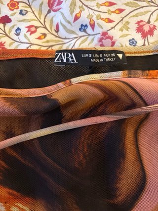 Falda larga estampada