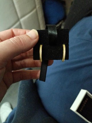 Pendientes Pandora Aro Oro y Circonitas
