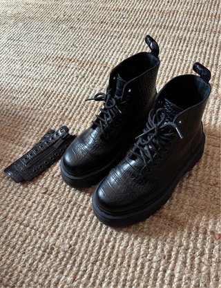 Botas Dr. Martens cremallera negras
