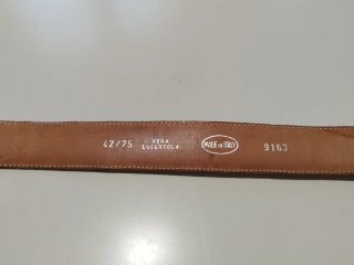 Cintura Ruggieri vera lucertola beige/marrone