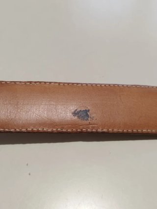 Cintura Ruggieri vera lucertola beige/marrone