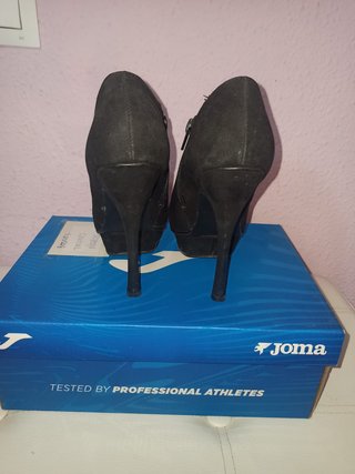 Botines Tacón Maripaz Negros