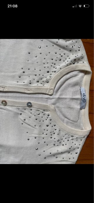 Cardigan Liu Jo donna panna taglia XS
