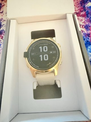 Garmin Fenix 7S Pro Zafiro Solar Oro