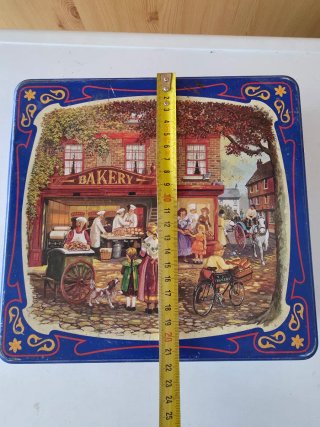 Lata vintage de galletas