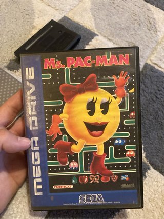 Ms. Pac-Man Mega Drive Sega Juego + Manual