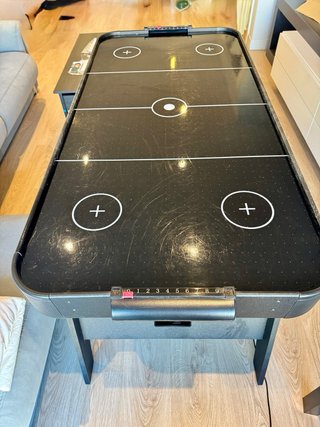 Air Hockey Eléctrico Plegable Black City
