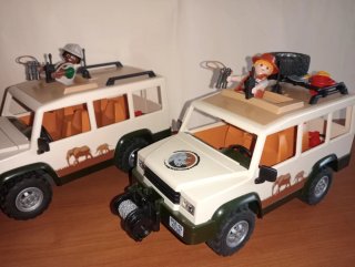 Playmobil-Lote 2 Todoterrenos 4x4 safari 6798.