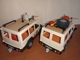 Playmobil-Lote 2 Todoterrenos 4x4 safari 6798.