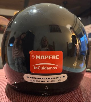 Casco Moto MAPFRE Negro Homologado