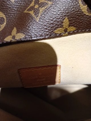 Borsa Louis Vuitton Monogram Beige/Marrone