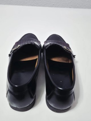 Zapatos Castellano 1920 Negro/Burdeos