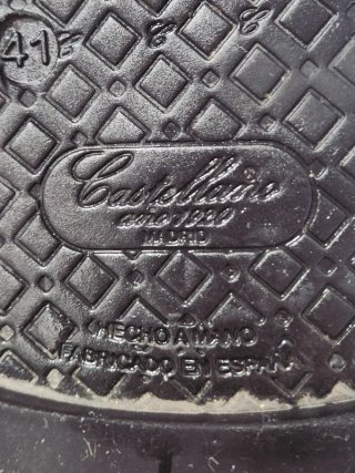Zapatos Castellano 1920 Negro/Burdeos